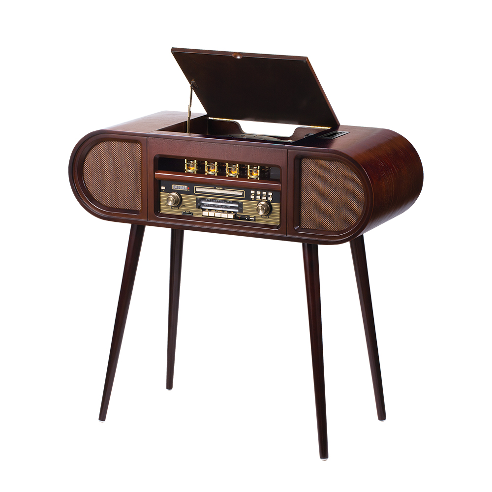 아이이피 i9100RV 라운드 진공관 엔틱오디오 턴테이블 카세트테이프