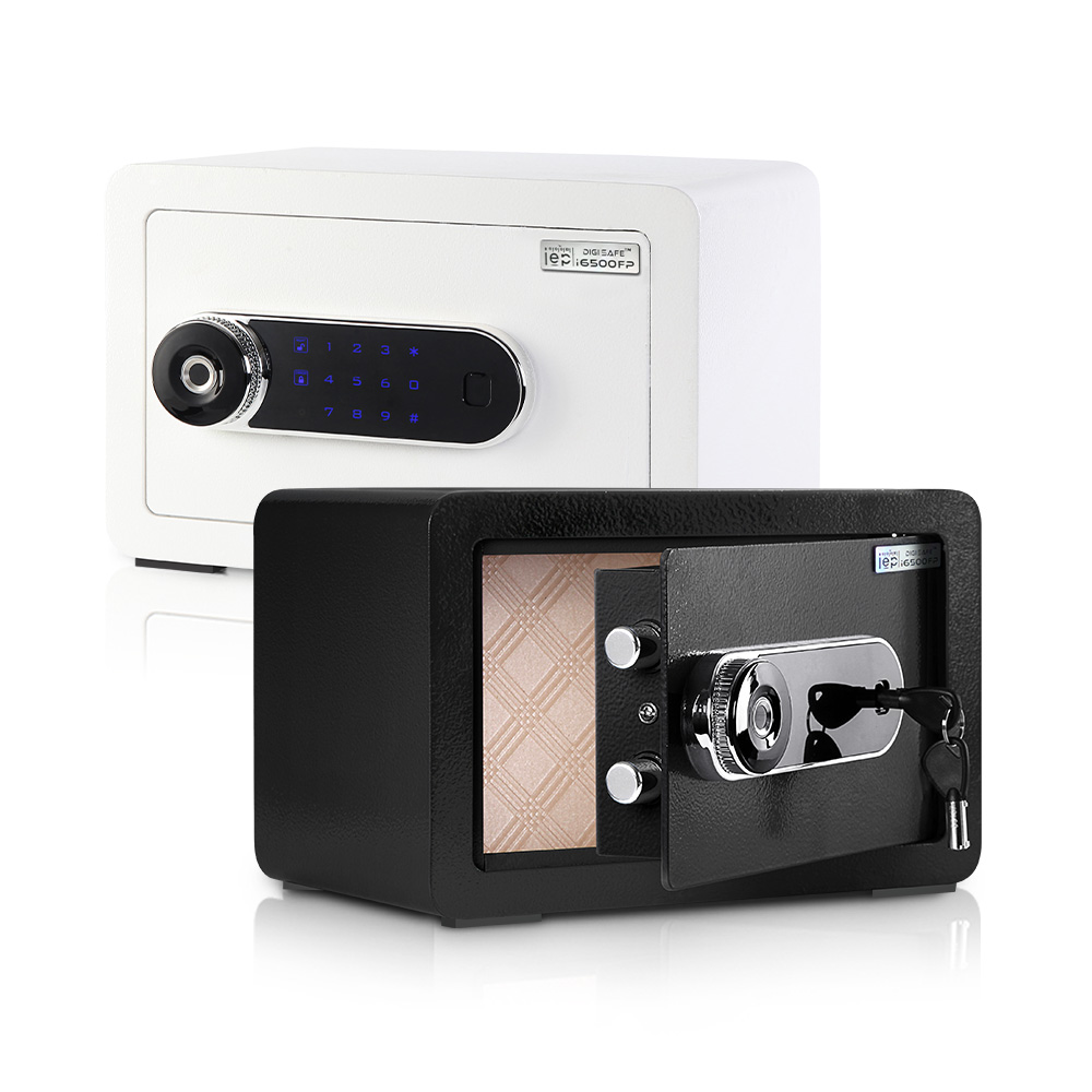 아이이피 i6500FP 소형 지문인식 금고