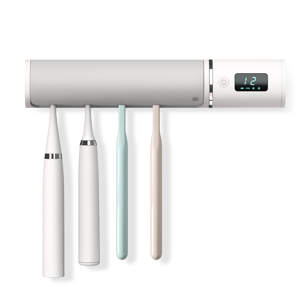 아이이피 i500 AI 칫솔살균기 모션작동 바람건조