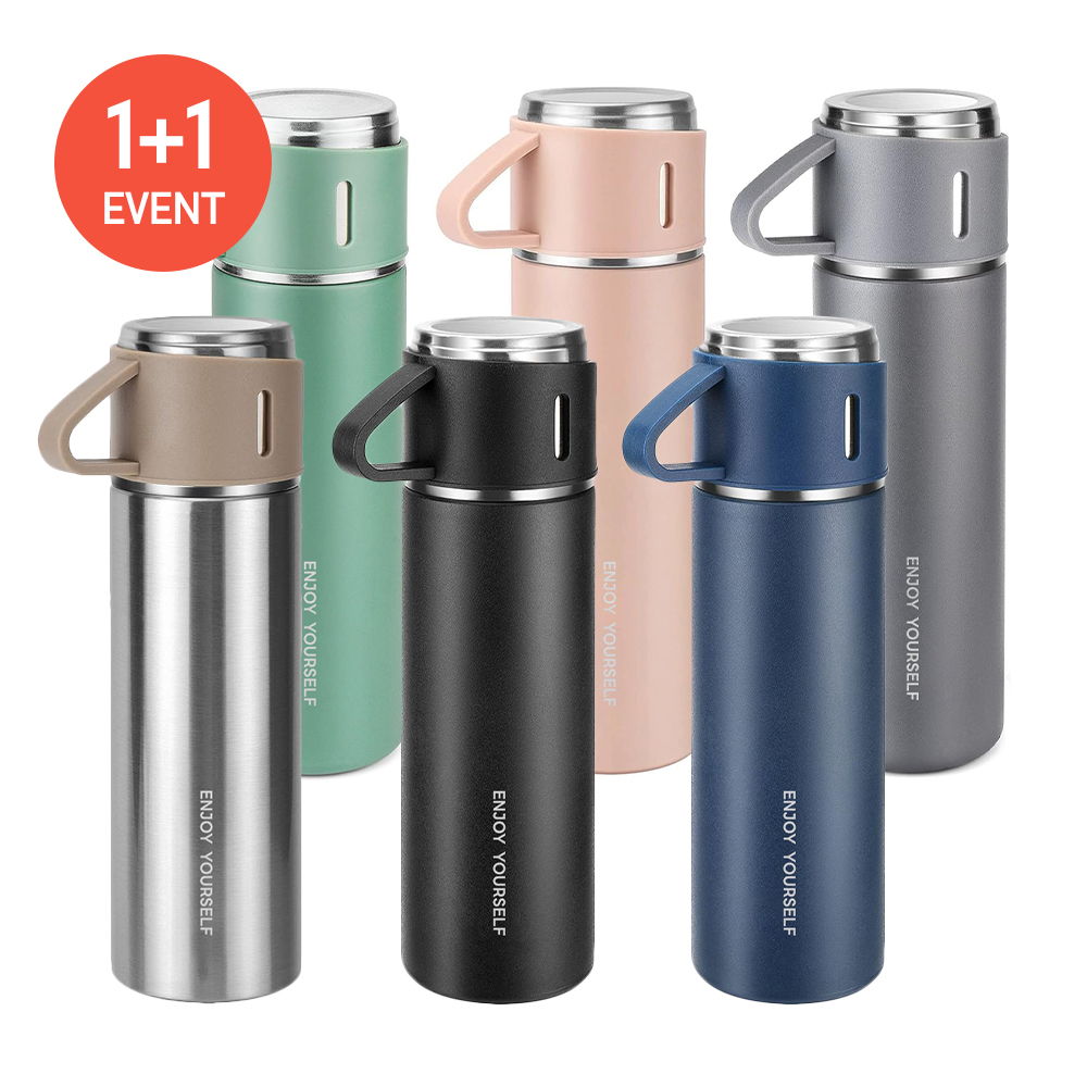 [1+1] 아이이피 V77 보온보냉 진공 텀블러 2종 세트