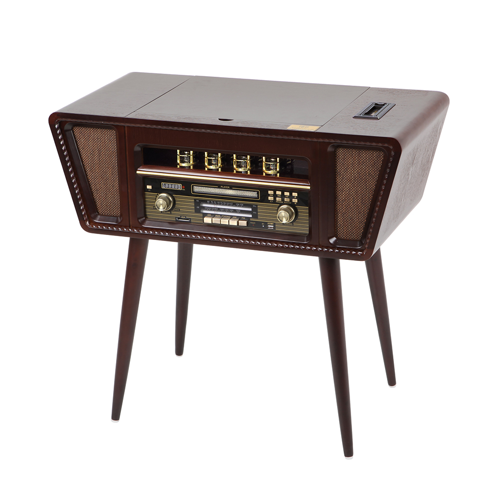 [리퍼] 아이이피 i9100MV 미니 진공관 엔틱오디오 턴테이블 카세트테이프